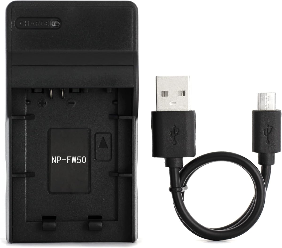Norifon NP-FW50 USB Charger for Sony Alpha 6000, 5000, 5100, ILCE-6000 | Compaitible with Sony ILCE-7, NEX-5T, NEX-6, NEX-5R, NEX-7, NEX-5, NEX-3N, NEX-3, NEX-C3, SLT-A37 Camera