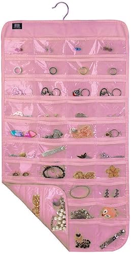 Organizador colgante para guardar joyas y accesorios, con 80bolsillos para guardar joyas