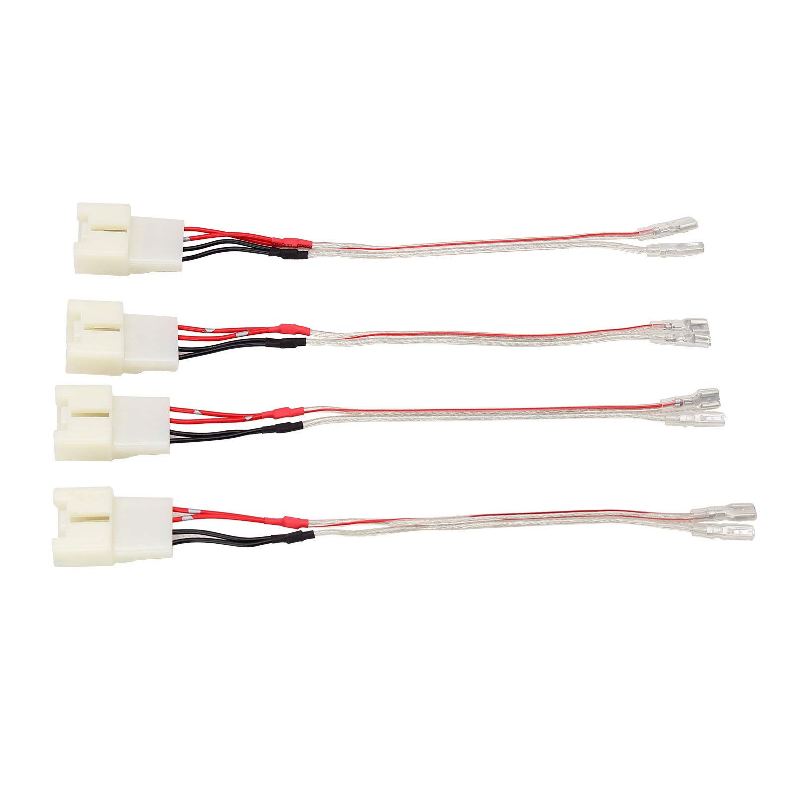 Buy 2X Speaker Connector Wiring Harness Aftermarket Install Cable for