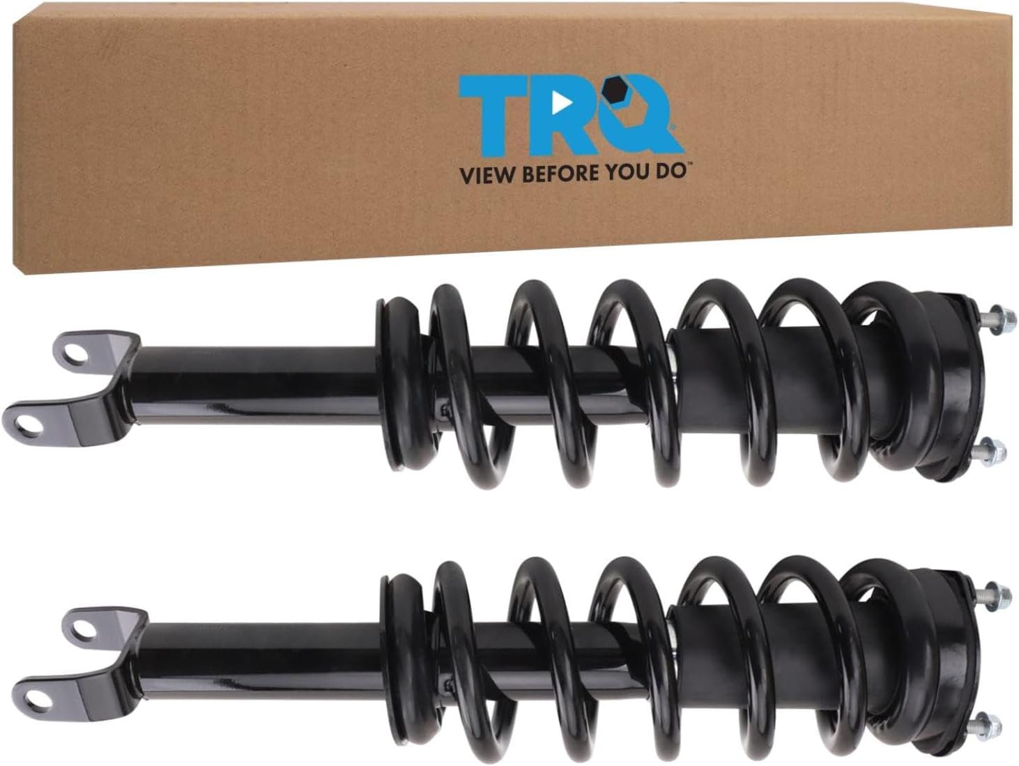 TRQ Front Shock & Spring Strut Assembly Set Compatible with 2019-2024 Ram 1500