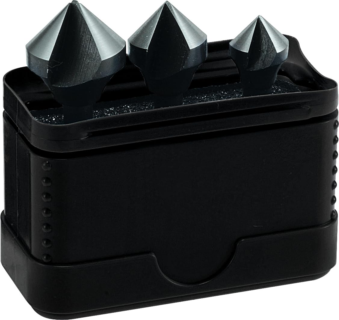 Alpen, Fresa svasatrice HSS, 90°, 1/4", codolo esagonale, ø M 6-10 mm, 12,4-20,5 mm, 3 pz., 72000003100