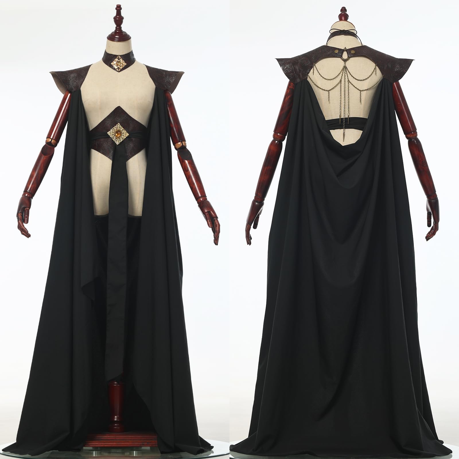 Mittelalterlicher Elfenumhang für Damen, volle Länge, Feen-Umhang, schulterfrei, Capelet, Renaissance-Cosplay-Kostüm