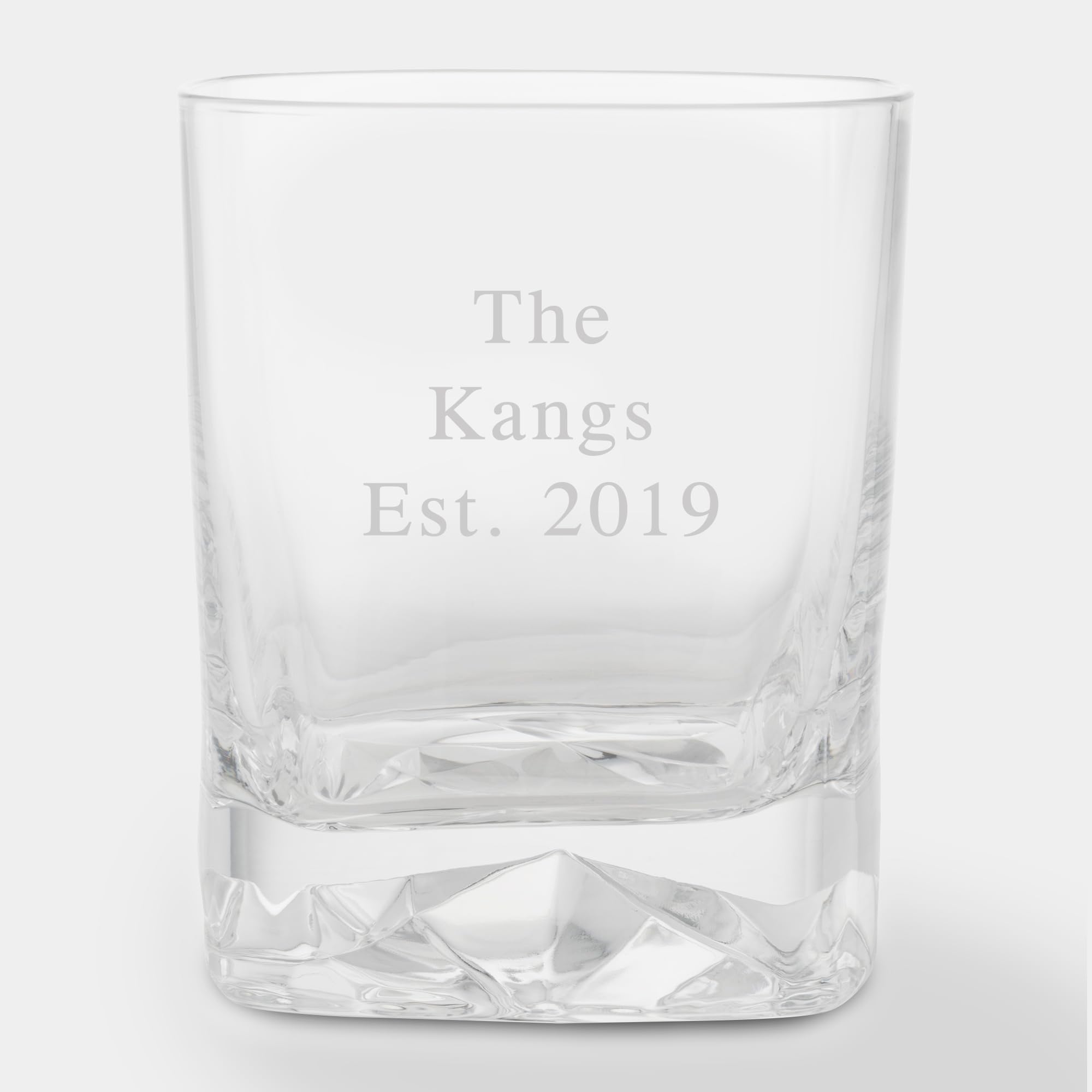 THINGS REMEMBERED Luigi Bormioli Strauss Double Old Fashioned Glass (Free Customization)