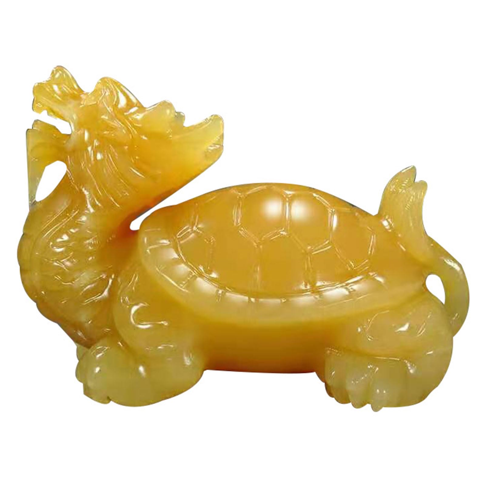 Feng Shui Longevidad Dragón Tortuga Tortuga Topacio Estatua