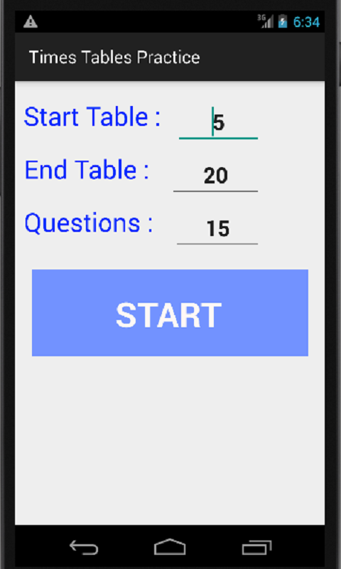 Times Tables Practice - App on the Amazon Appstore