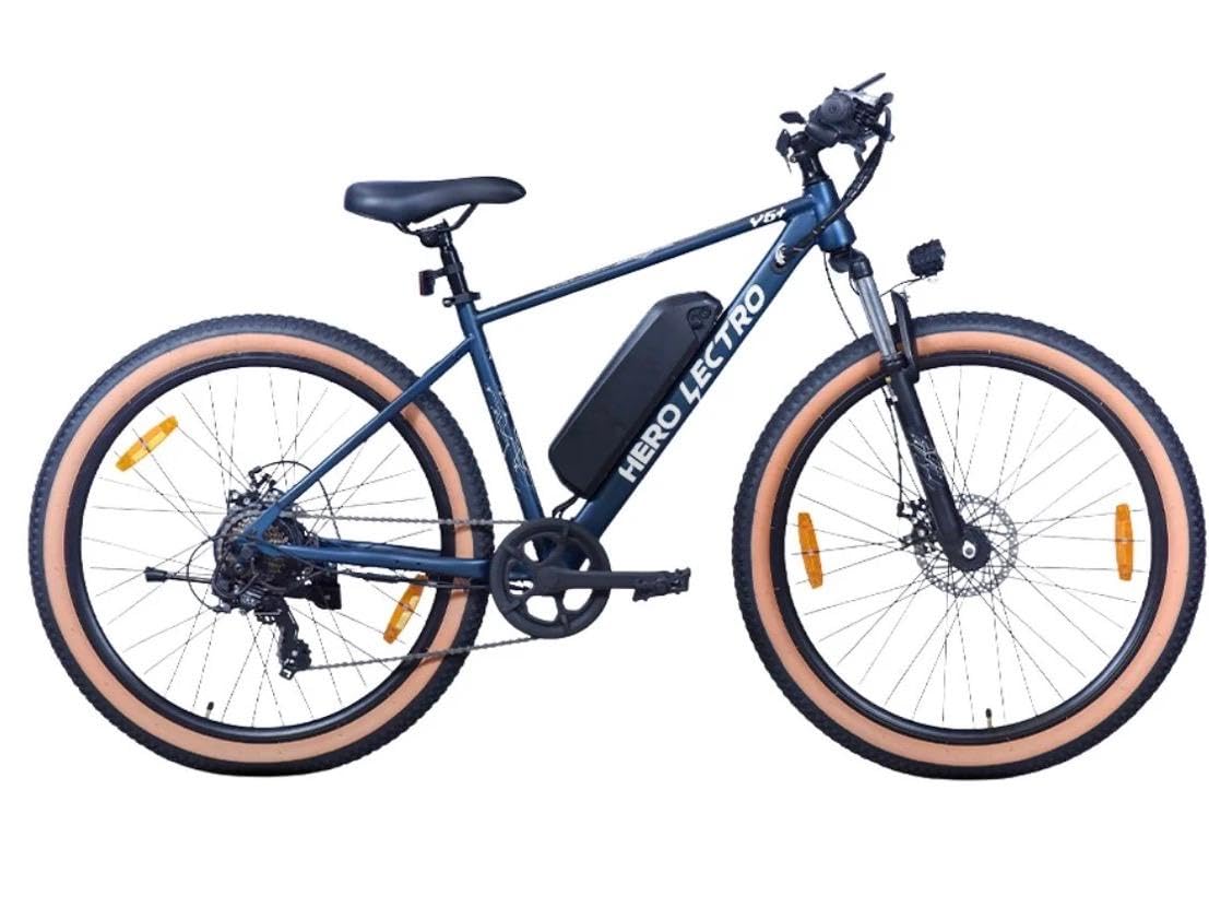 Hero Lectro Y5 7 Speed 27.5T Single Speed Electric Cycle | 250W Motor | 10.4Ah Battery | Speed Upto 25 Kmph | Range Upto 60 KM on PAS with Detachable Battery | SEMI Assembled Assembled Cycle Green-image-22