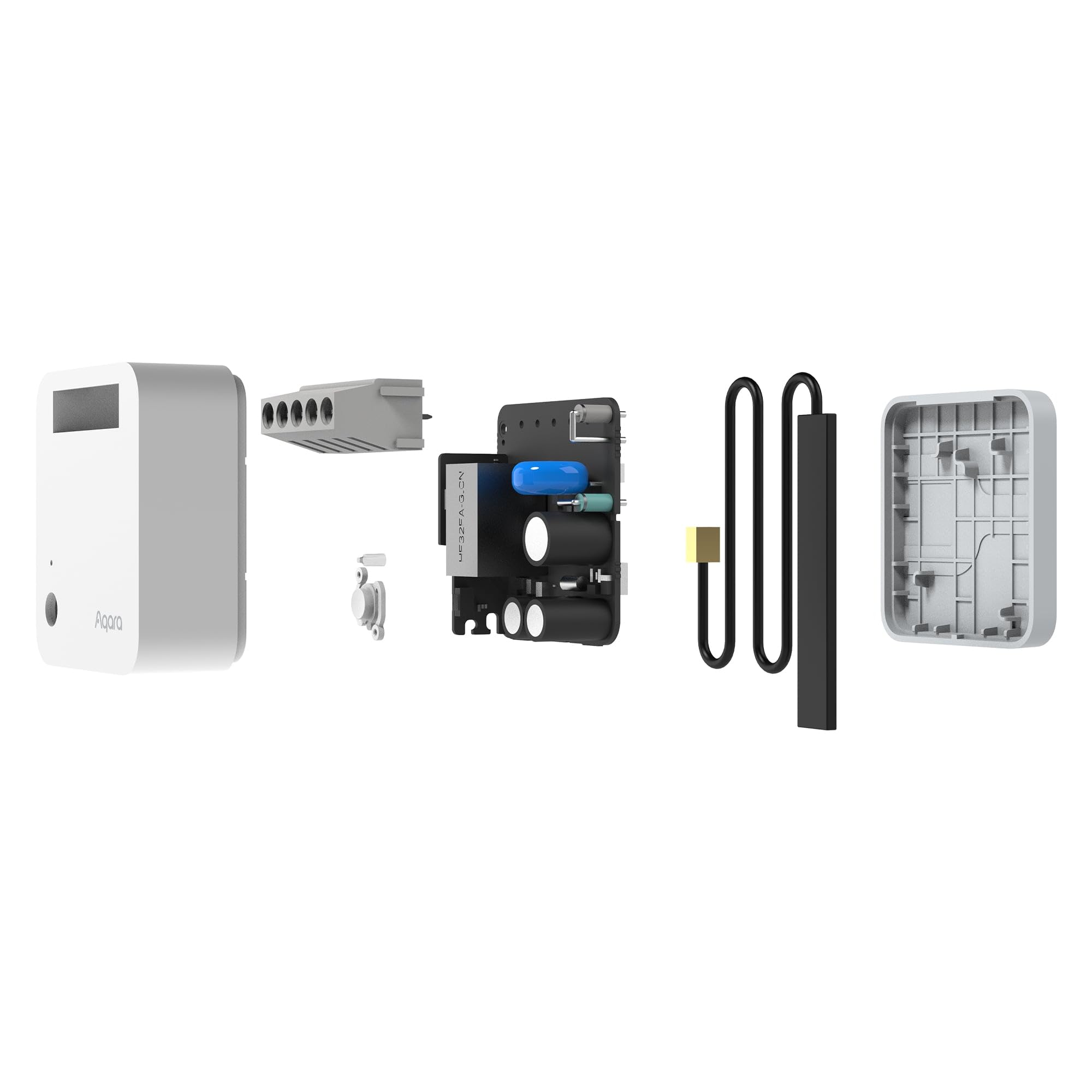 Aqara Module interrupteur simple T1 (sans conducteur neutre) (HomeKit) Blanc