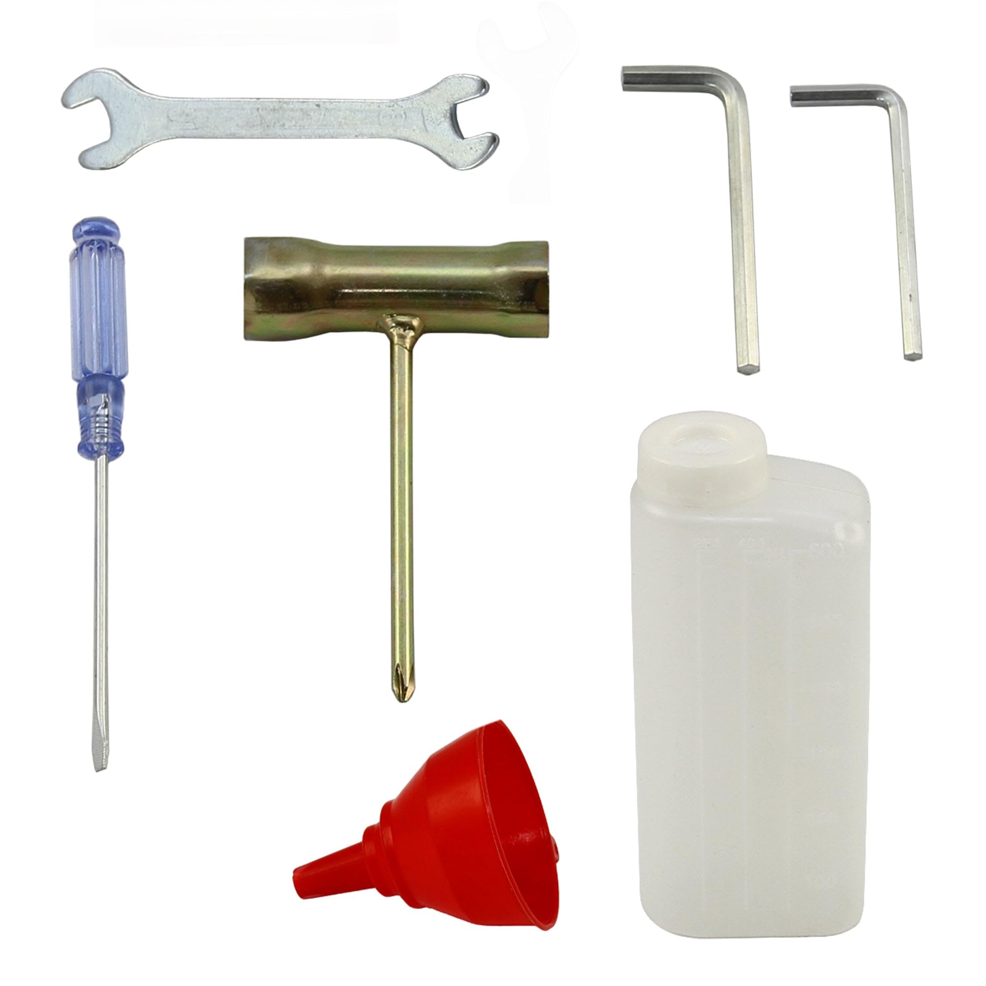 Outils Multifonctions 5-en-1 Coupe-Herbe Taille-Haie à Essence Moteur 52cc 1,2 L - 5 Accessoires Jardinage Extérieur Entretien Haies Buissons [Kit EPI, Entonnoir & Outils Inclus]