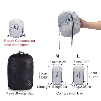 Naturehike Lightweight Down Sleeping Bags for Adults 650