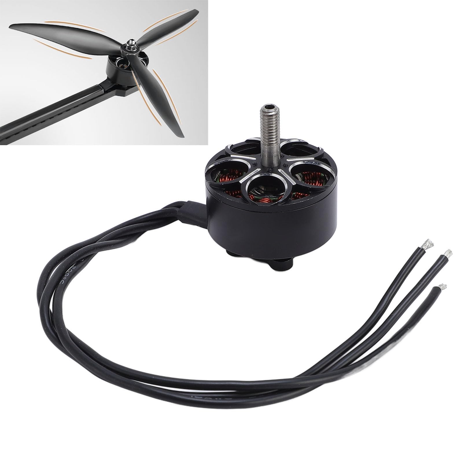 Fabater Design Ispirato Alle Corse: Motore per Aereo RC Senza Spazzole - Motore per Aereo Modello Leggero Senza Spazzole 1115 KV per Appassionati di Corse