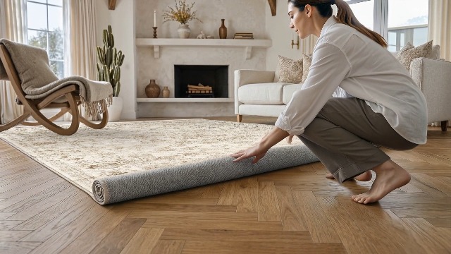 Amazon.com: WondRg 8x10 Washable Neutral Area Rug Blue Vintage