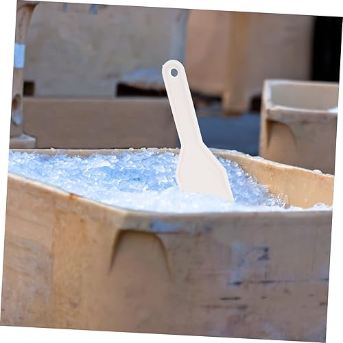 Miniatura 5 de Beaupretty Raspador de hielo para congelador, pala de plástico de 6.1 pulgadas con agujero para colgar, herramienta de mano para descongelar el