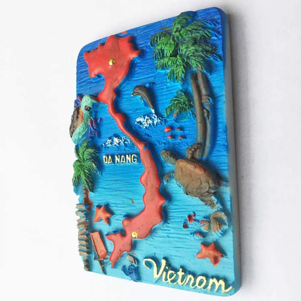 Calamita 3D Frigorifero Mauritius - Souvenir Da Viaggio Fluorescente - Pesce Spada - Collezione