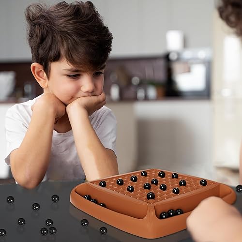 Miniatura 4 de Juego de ajedrez magnético, juegos de mesa magnéticos para niños y adultos, juego de ajedrez magnético, juegos familiares ideales para la noche de