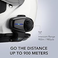 Vista 5 de Sena SMH10-10 Sistema de Comunicación de Auriculares de Diadema Bluetooth para Motocicleta/Intercomunicador (Individual)