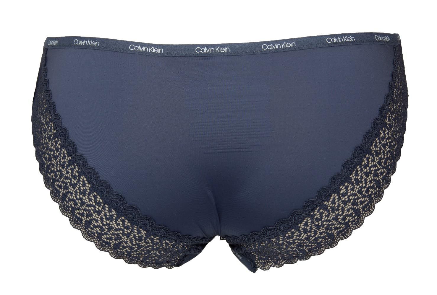 Calvin Klein CK damskie majtki widoczne elastyczne spodnie z logo tkanina z koronkowymi wstawkami artykuł QF5153O