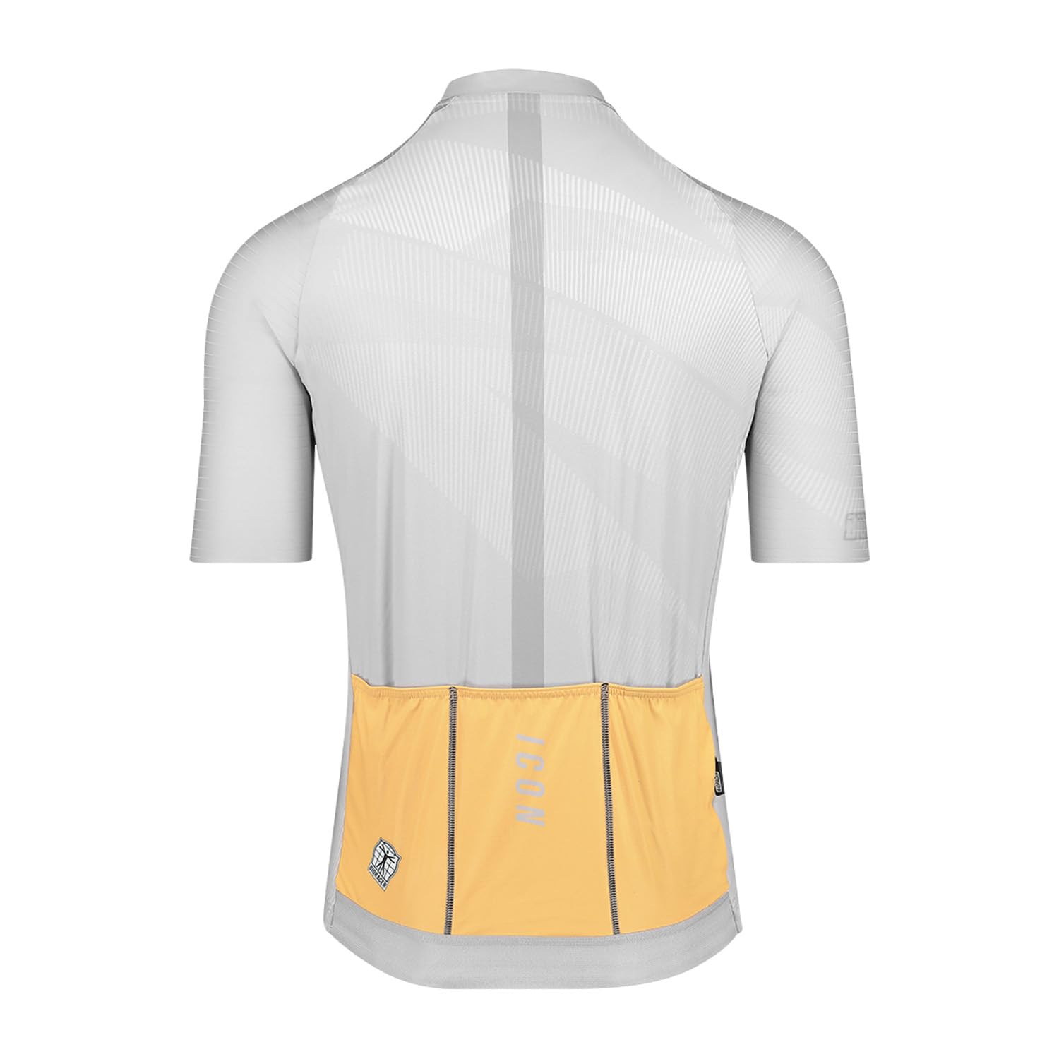Bioracer Icon Radtrikot Sommer Herren, Grau, Kurzarm, atmungsaktives Gewebe, aerodynamische Passform, Größe S