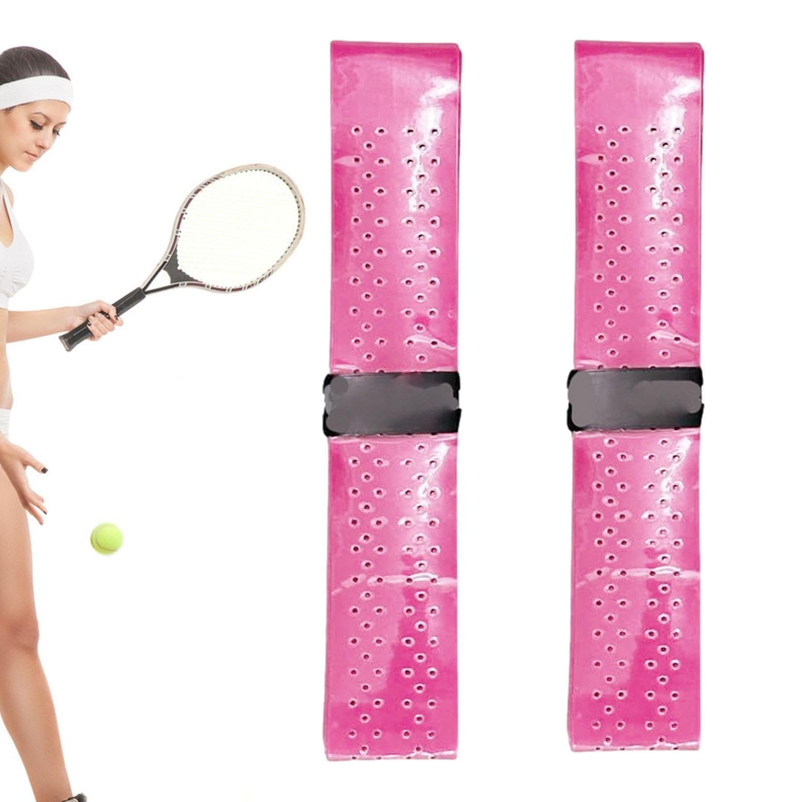 Rocket Grip Tape, 2 Grips Antidérapants Pour Raquette De Tennis, Outil D'absorption De La Transpiration, Poignée De Raquette Avec Ruban De Finition, Bande Surgrip Pour Raquette De Tennis, Badminton