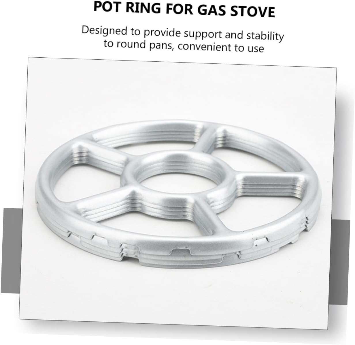 3pcs Cooktop Parts Accessories Gas Stove Pot Rack Wok Pot Rack for Gas Cooker Holder for Stove