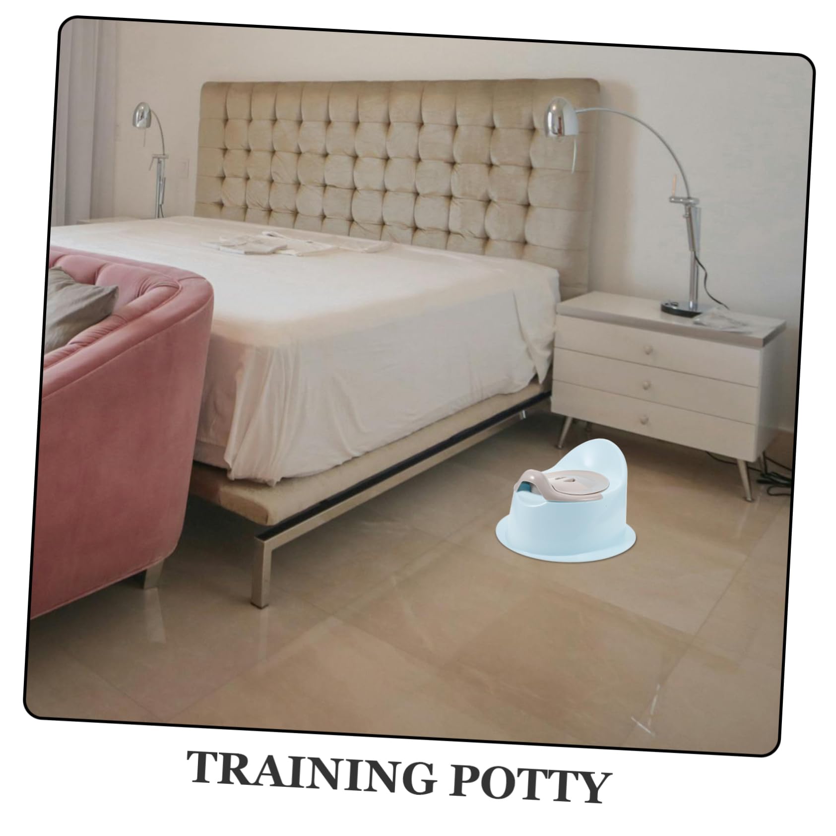 DOITOOL Asiento o de Plástico Estable y Ligero de Adecuado Multifunción Inodoro Portátil Entrenamiento en Niños Baño en Casa Viaje