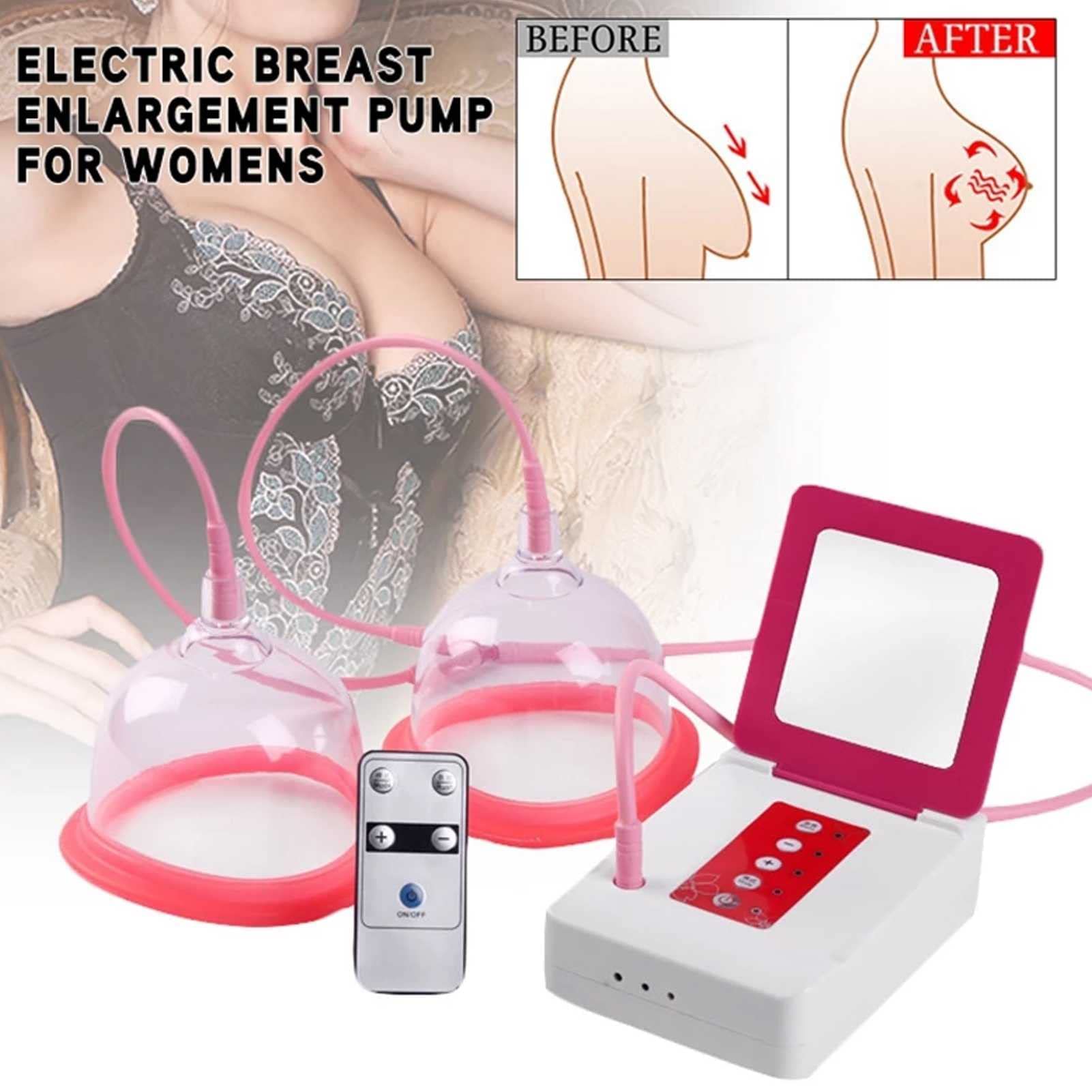 Électrique Masseur de Poitrine, Double Tasse Augmentation Mammaire Rapide, Masseur De Poitrine pour Promouvoir Le Développement du Sein Dispositif de Soins du Sein à Domicile