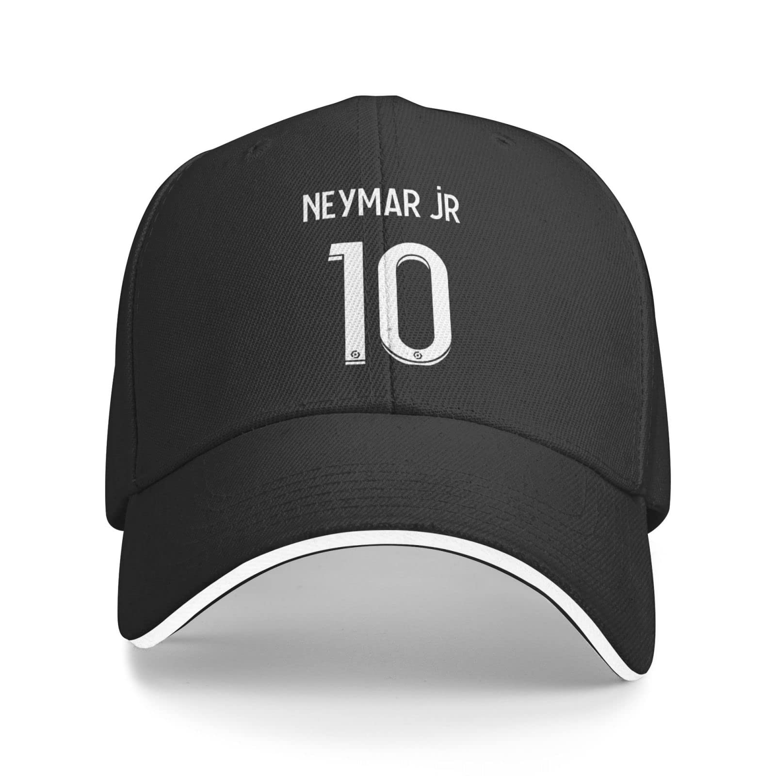 LUJA DLINGParis PSG #10 Neymar 2021 3D Printing Snapback Baseball Cap Casquette Dad Hat Gift for Men Women