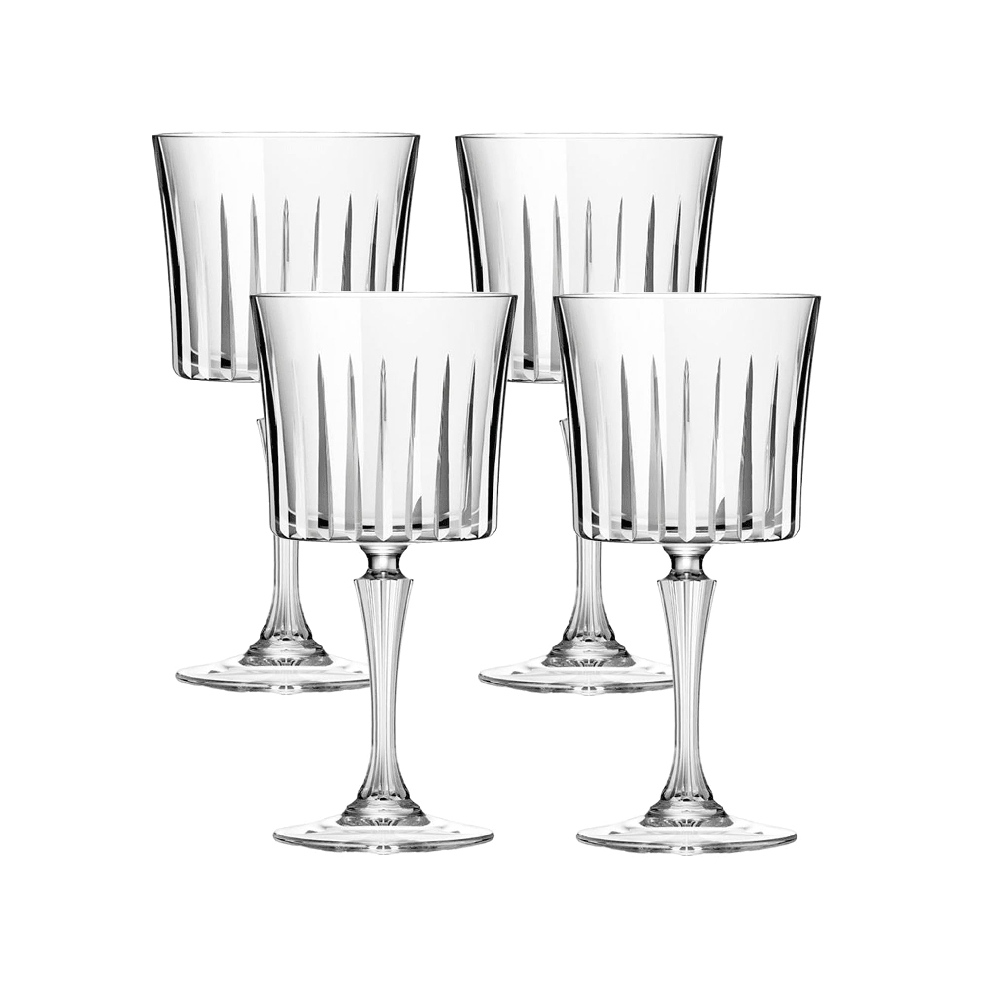 RCR Cristalleria Italiana RCR Lot de 4 verres à pied TIMELESS COCKTAIL, 100% Made in Italy, Capacité 50 cl