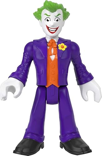Fisher-Price Imaginext DC Super Friends - Figura de juguete preescolar de The Joker XL de 10 pulgadas para juegos de simulación a partir de 3 años