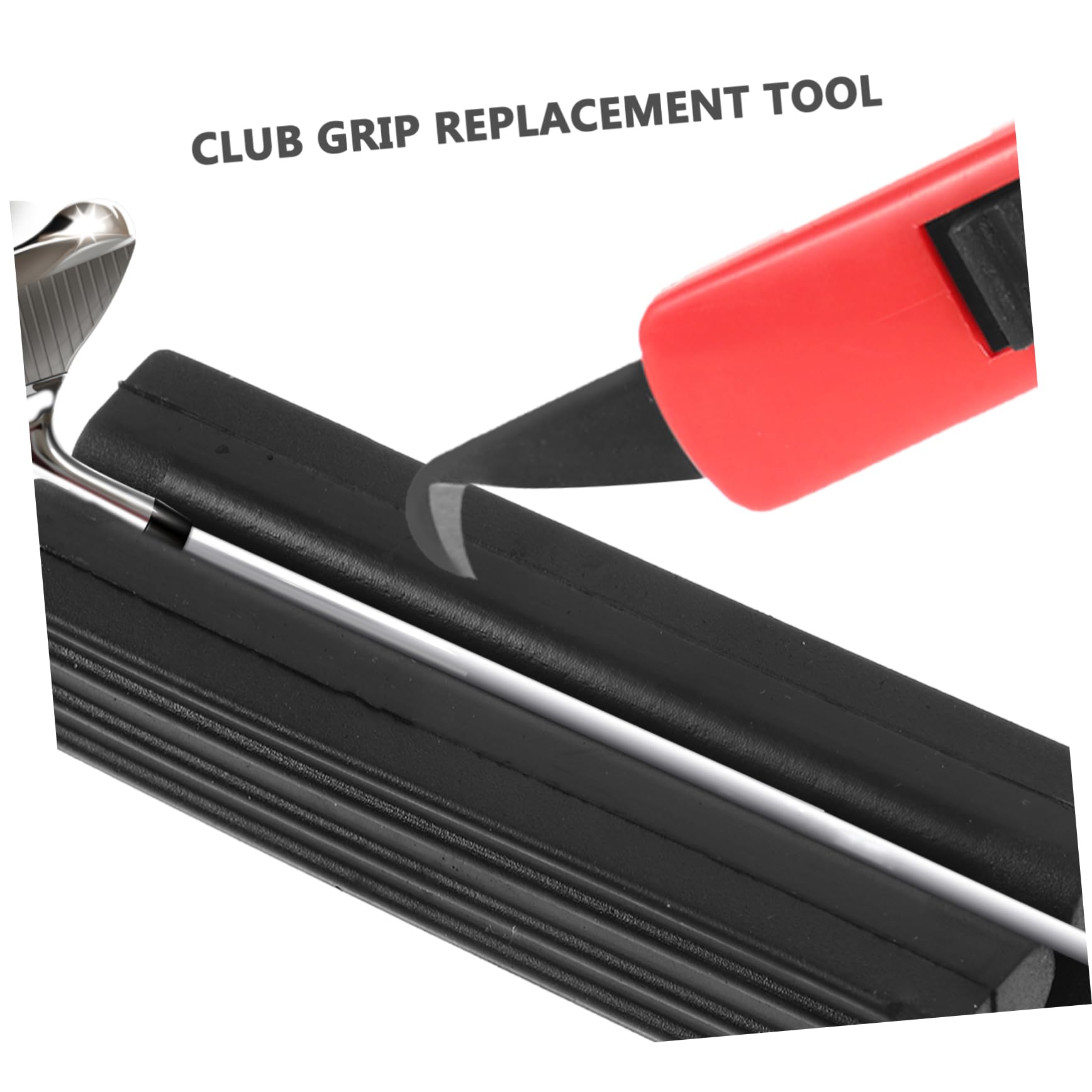 GAROZATION Golf Grip Replacement Kit Double-Sided Adhesive Tool Pole Assembly for Golf Clubs