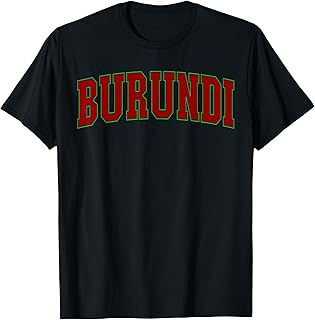 Burundi Lovers Patriotic Proud Hutu Tutsi Twa Burundi T-Shirt for Women Men