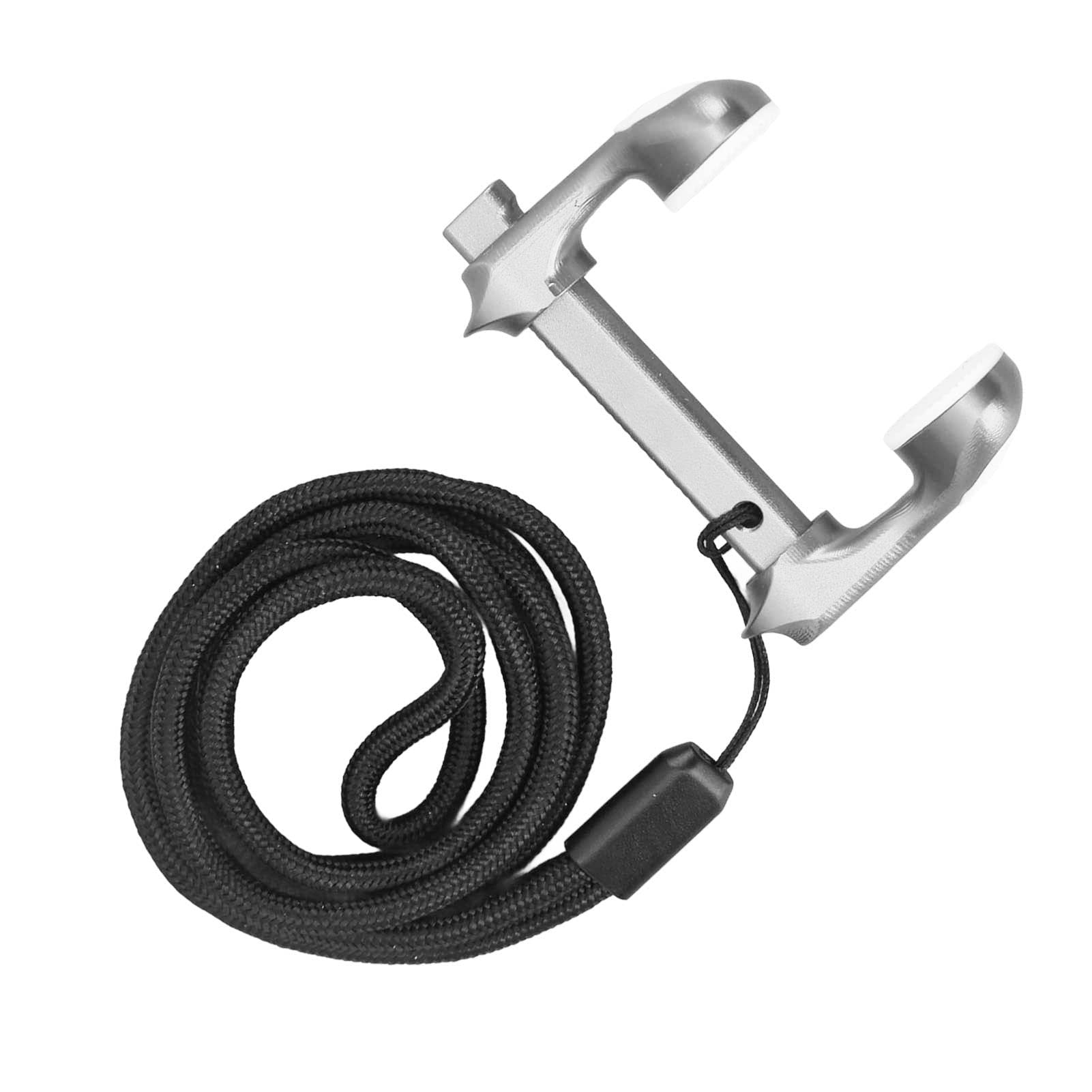 KANASI Clip para la Nariz de Buceo, tapón Nasal Ajustable de aleación de Aluminio con cordón para entusiastas de la natación, el esnórquel y el Buceo