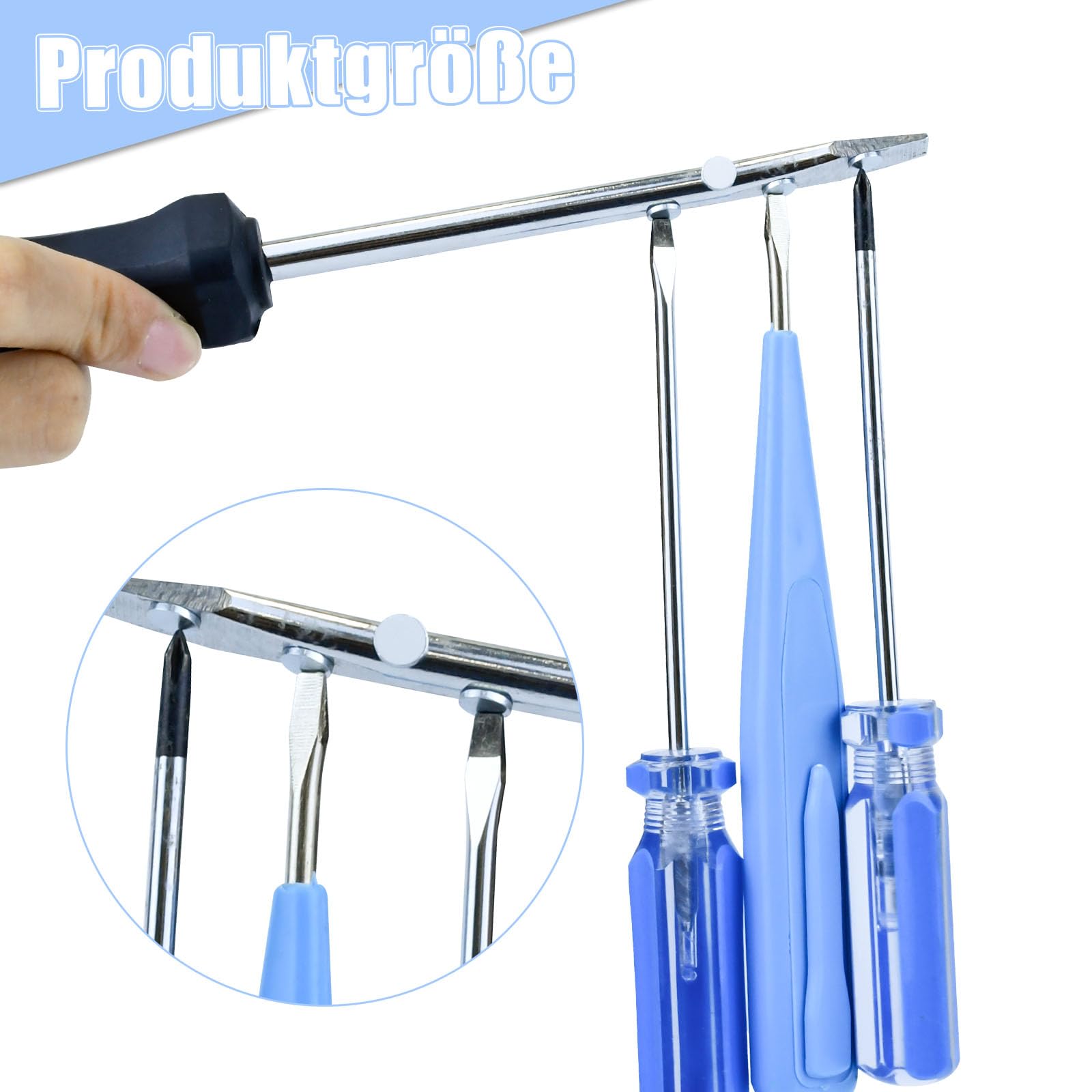 MAGXCENE 300 sztuk małych mini okrągłych magnesów 5 x 1 mm, silne magnesy neodymowe na lodówkę, bardzo mocne, silne magnesy na lodówkę, tablicę, do biura, majsterkowania, domu