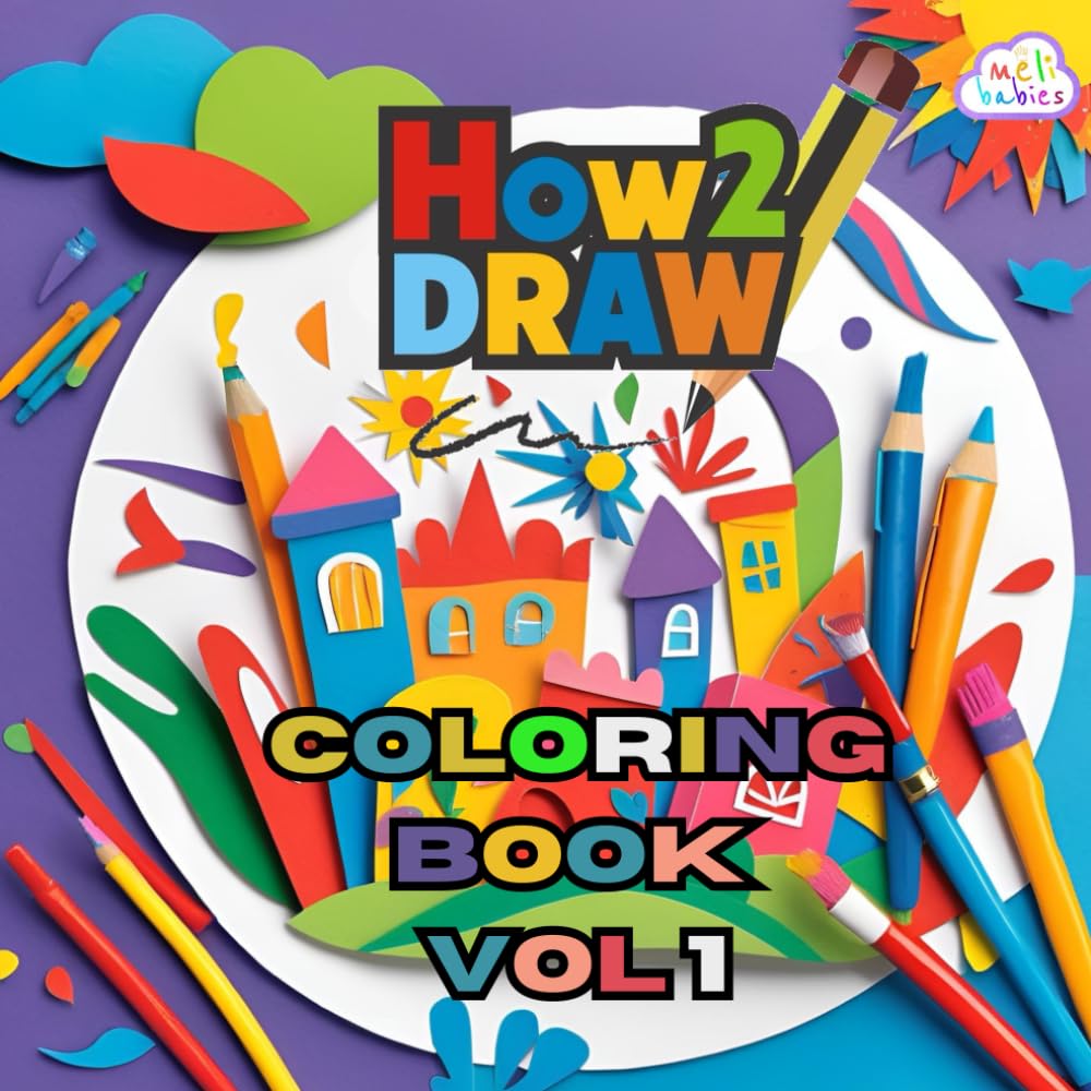 How To Draw: Kids Colouring Book VOL 1