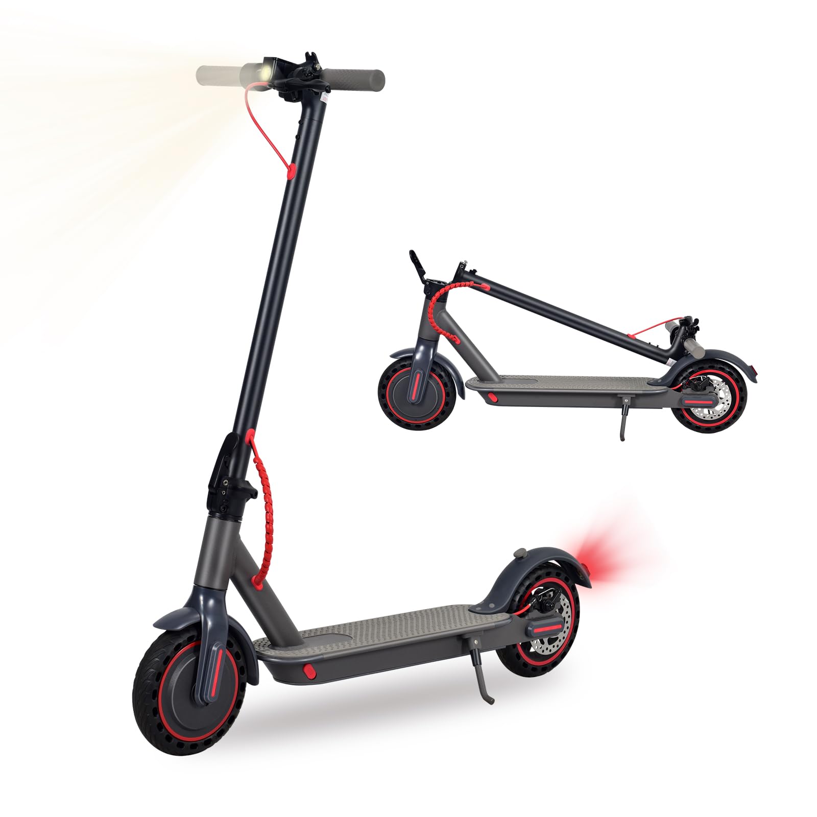 Trottinette Électrique Pliable, 8,5" Scooter Électrique Adultes, Batterie 7,5Ah, Moteur 350W, Vitesse Jusqu'à 25 km/h, 3 Vitesses, E-Scooter Léger Idéal pour Adolescents et Adultes