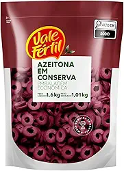 Vale Fértil Azeitona Preta Em Conserva Fatiada Sachê 1 01Kg Pequeno