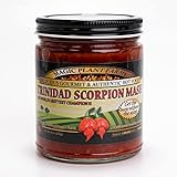 Trinidad Scorpion Pepper Butch T Mash by Magic Plant - Lava Hot Scorpion Chili, 1.2M - 2M SHUs - Fruity Tangy Flavor, Make Hot Sauce, Hot Honey, Spicy Mayo (9 Oz)
