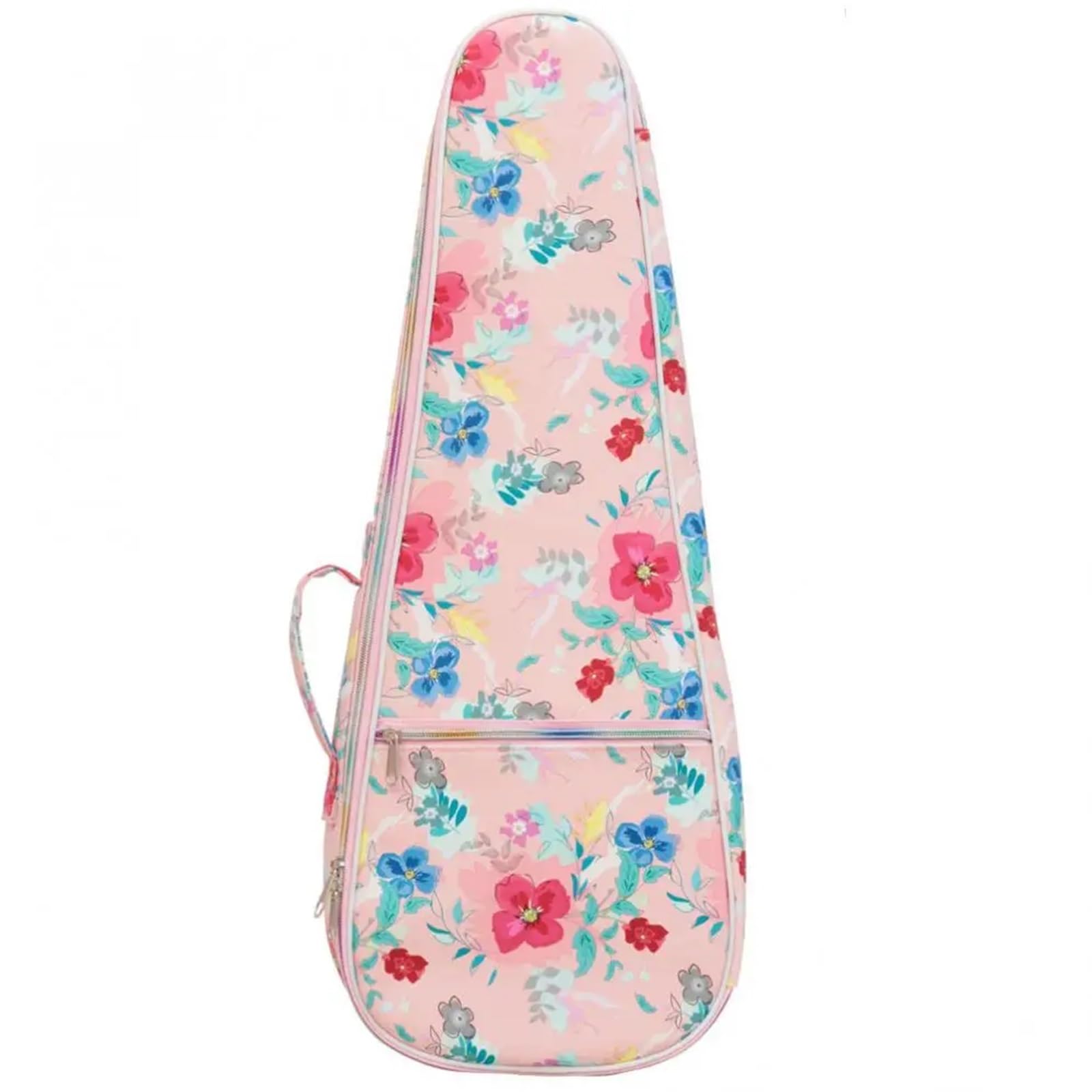 Custodia Chitarra Acustica Borsa for ukulele da 21 pollici stampata a fiori | Ukulele imbottito in morbido cotone impermeabile da 12 mm(23 inch)