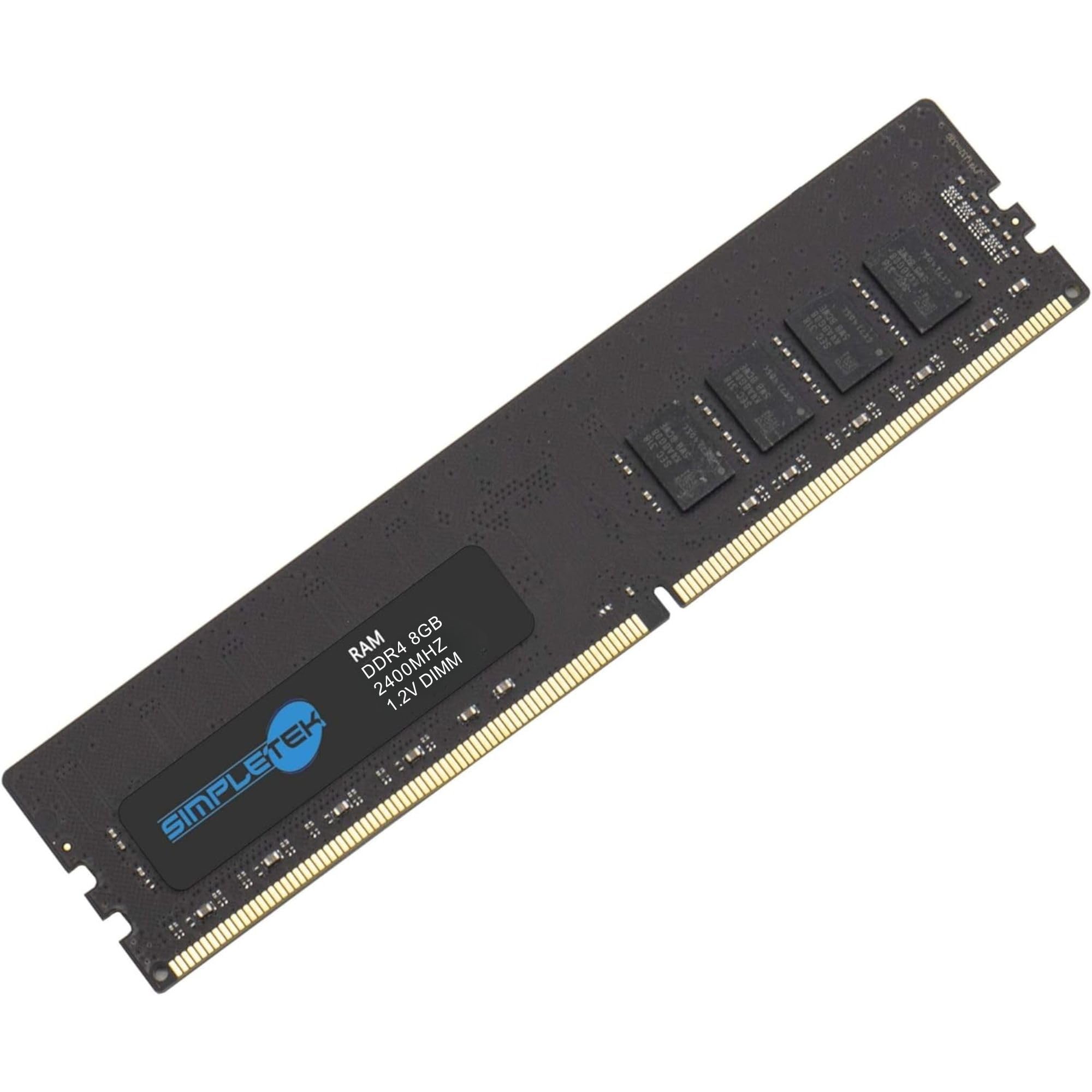 SIMPLETEK – Modulo di memoria RAM DDR4 8GB 2400 MHz 1.2V DIMM per desktop e server, non-ECC