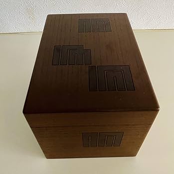 Amazon.co.jp: 讃岐塗 篠原如雪 作 源氏文 茶箱 共箱 楽焼 弘入