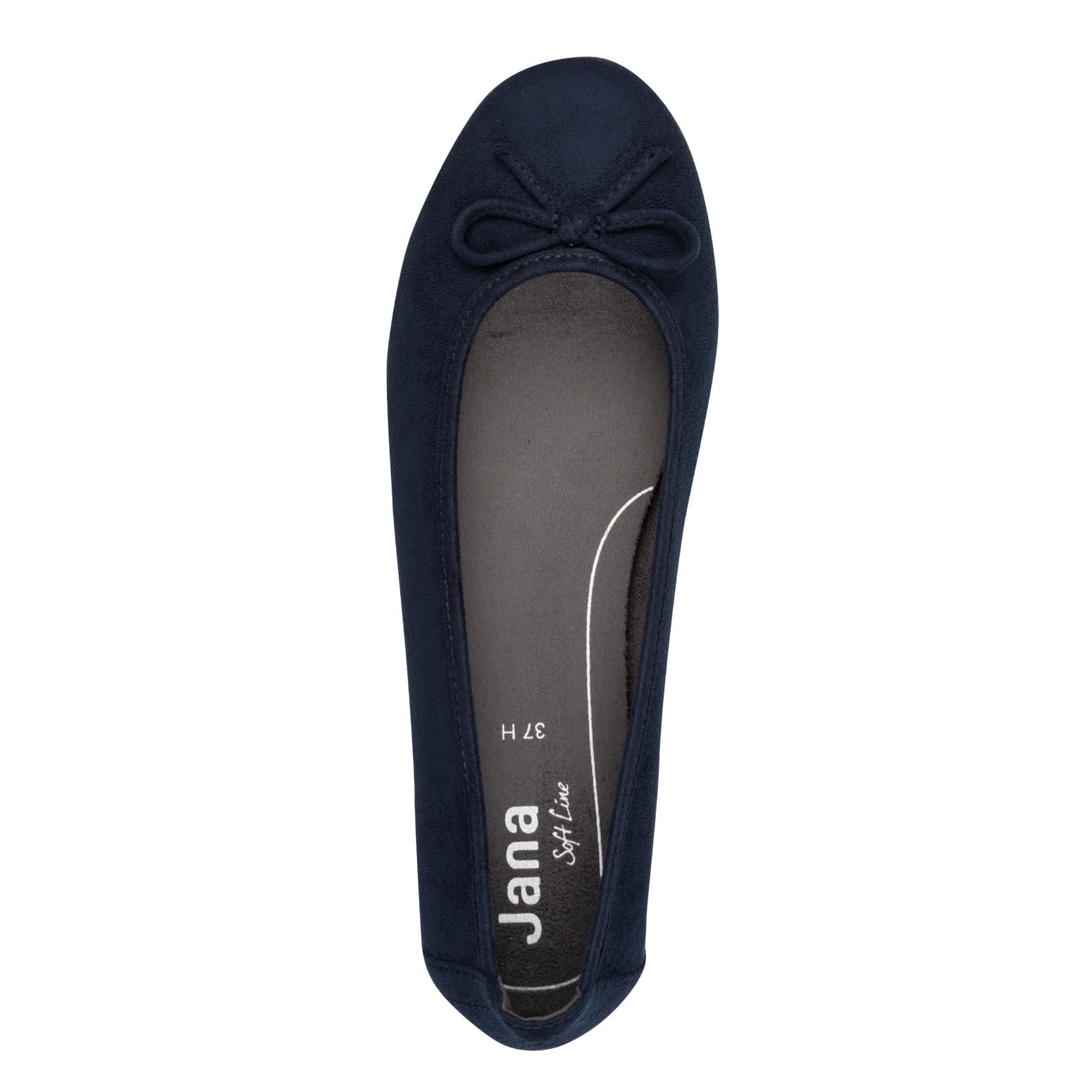 Jana Damen Ballerinas mit Schleife Vegan