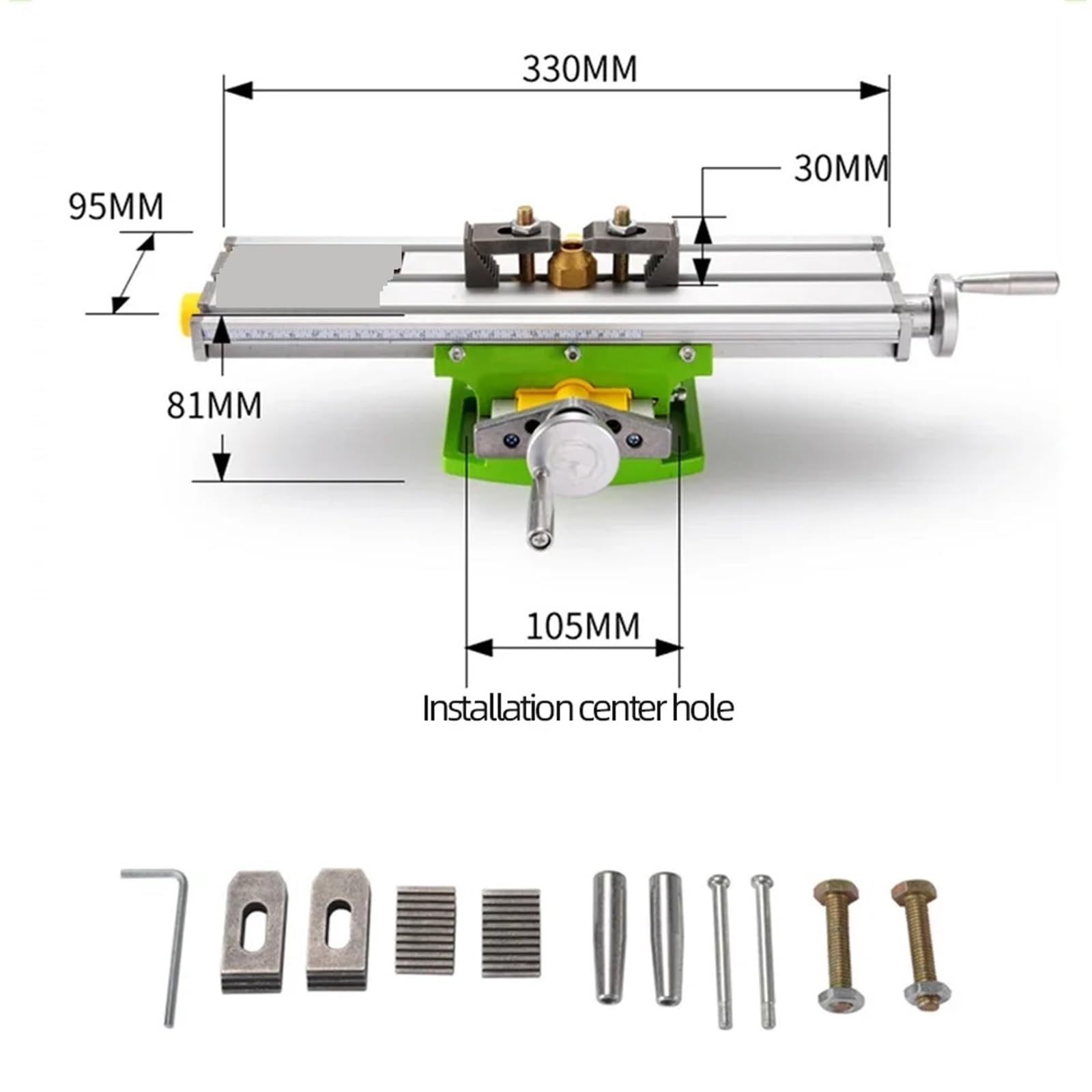 Fresadoras, Soporte de mesa de trabajo for taladro de banco, fresadora de precisión mini con ajuste X e Y, mesa de fresado por coordenadas