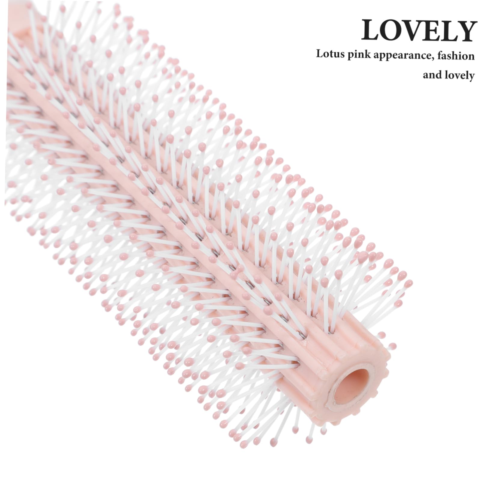5 Piezas Mini Peine Rizador Cepillo Para Secar Cepillo Para Peinar El Cabello De Rodillo Rodante Para El Pelo Rizado Peine De Rodillos Silicona Rosa Didiseaon
