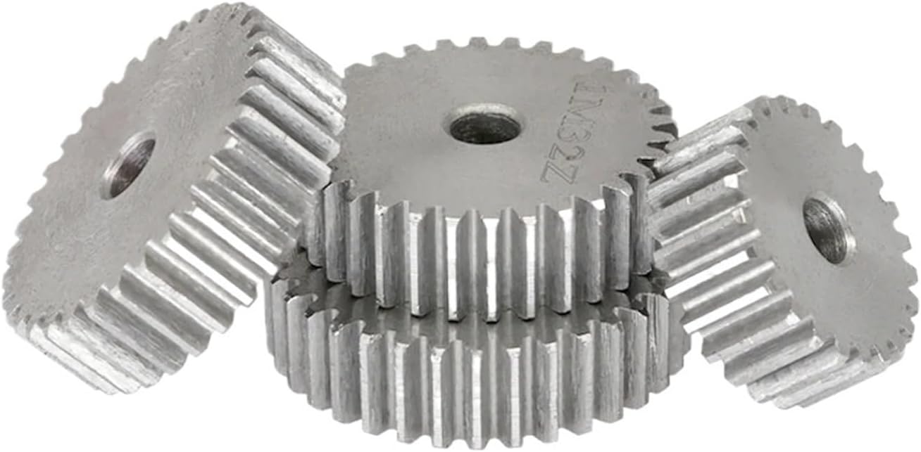 Cylindrical Gear 1M-31/32/33/34/35/36/37/38/39/40T SC45# Carbon Steel 1Pcs(1M40T - Bore 6 mm)