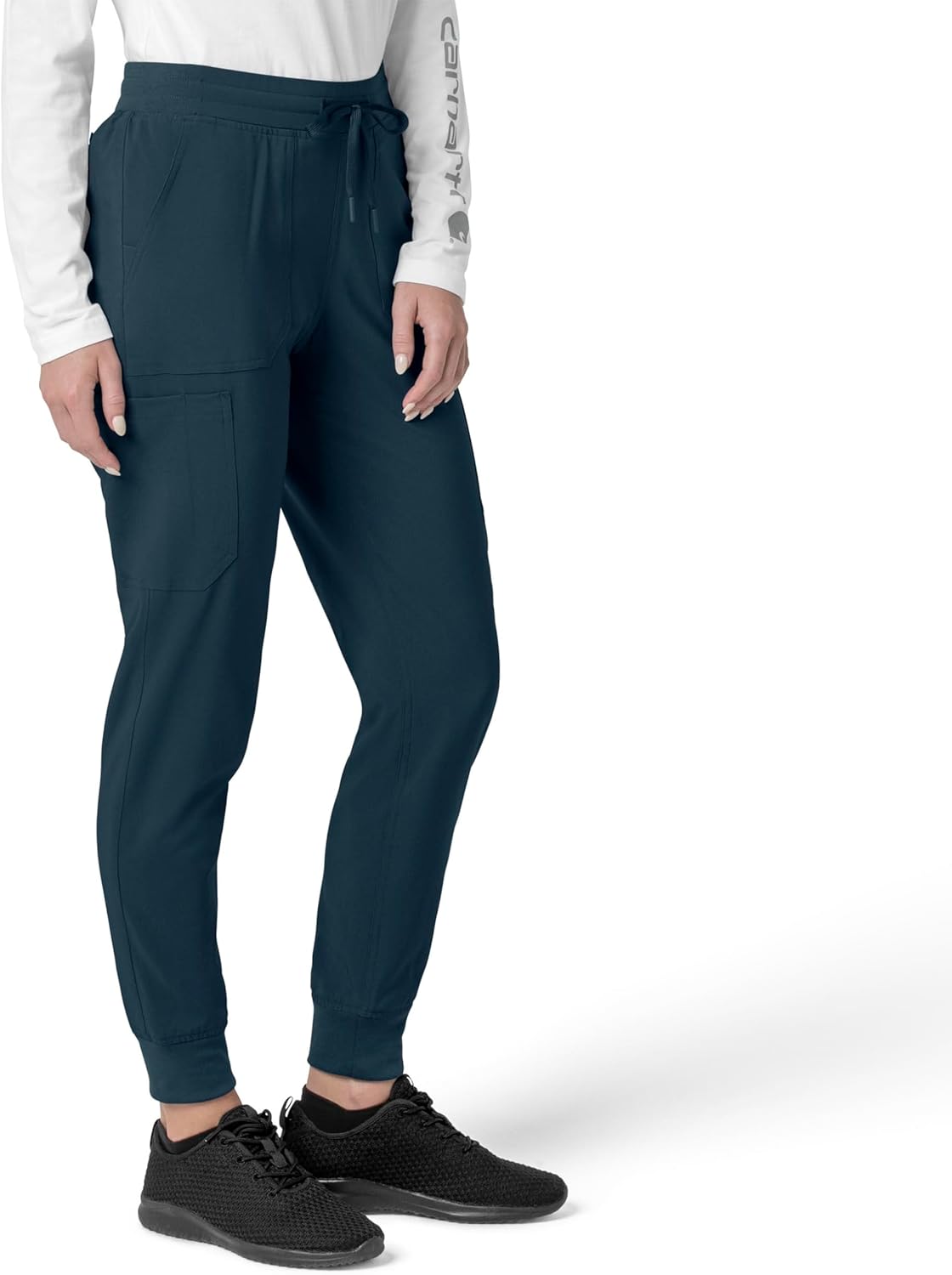 Carhartt Women's Force Cross-Flex Modern Fit Cargo Jogger Scrub Pants - Image 6