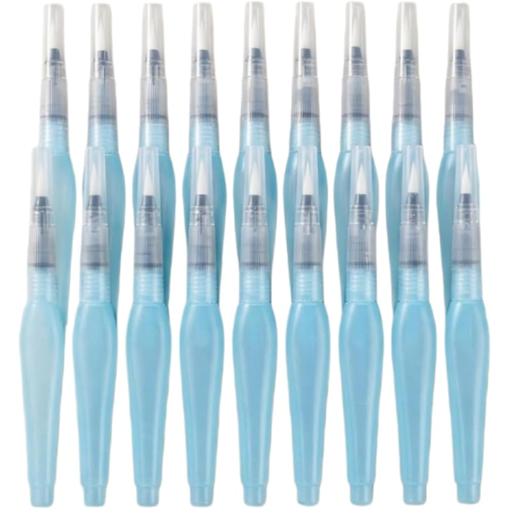 Onchdbfhuu Water Paint Brushes 18Pcs Set- Refillable, Replaceable, Portable Design for Watercolor Pens Color