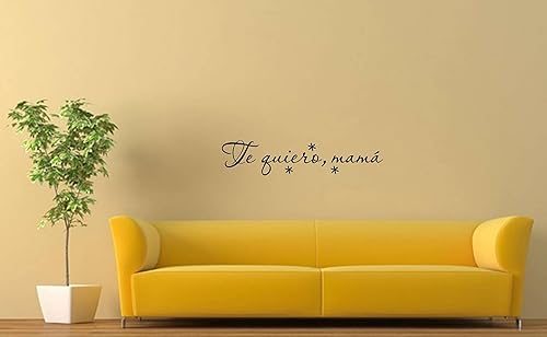 Miniatura 2 de Yoursidecal Adhesivos decorativos para pared Te Quiero Mamá Te Amo Madre Día de la Madre Regalo Mensajes textos biblicos español Citas familiares