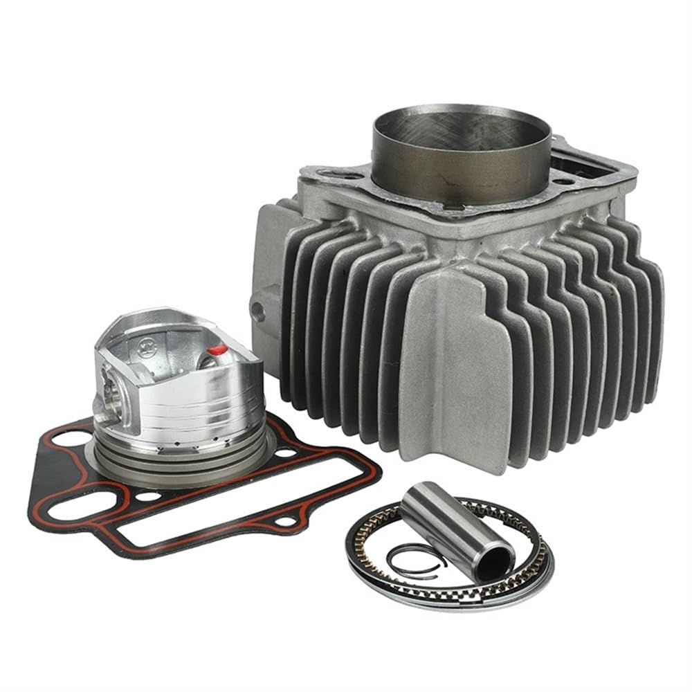 Kit de reconstruction de baril de cylindre de Piston et d'anneaux 1P56FMJ 56.5mm Compatible avec les moteurs horizontaux 150 150cc Dirt Bike Pit Bike