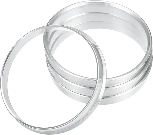 X AUTOHAUX 4 unids OD 2.760 in a ID 2.634 in aleación de aluminio auto hub centric anillos rueda agujero central espaciador reemplazo