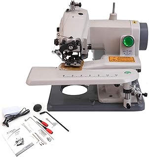 RM-500 Portable Sewing Machine, Sewing and Quilting Machine, Seamless sewing, Wide Table, Blindstitch Sewing Machine, Desktop Blindstitch Hemmer, with 1 Needle, Sewing controller pedal