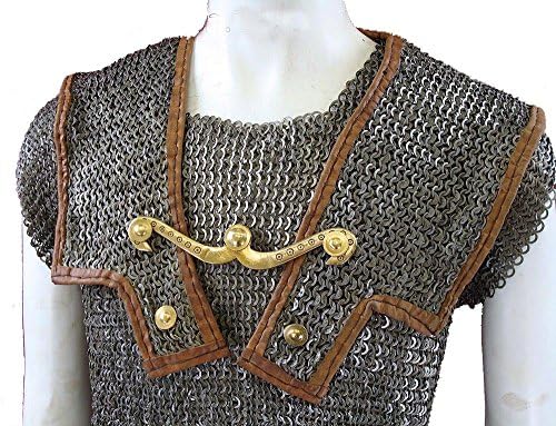 Amazon Sangamsteelcraft チェーンメール ローマ ロリカ ハマタ 9mm ウェッジ ウォーザー中世のハマタ Xl オイル入り Sangamsteelcraft スポーツ アウトドア